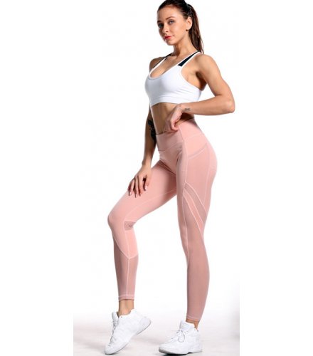 SA218 - Mesh Stitched Sports Fitness Yoga Pants